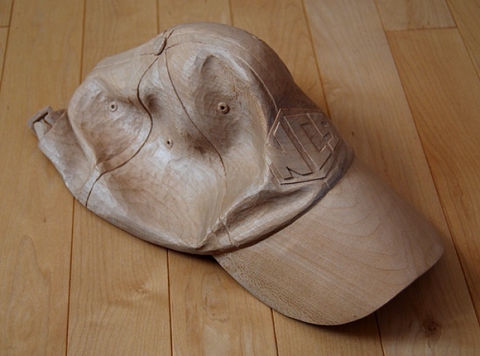 Baseball Cap. Basswood. Life size