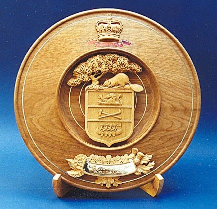 HRH The Prince of Wales, Lord Strathcona's Horse (Royal Canadians). Lacewood & Lime. W 18in