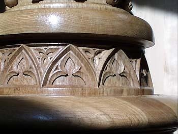 Lectern: detail