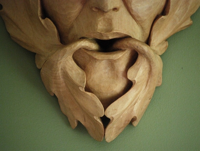 Rockport Green Man detail