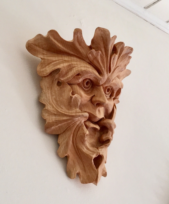 Cumberworth Green Man - side view