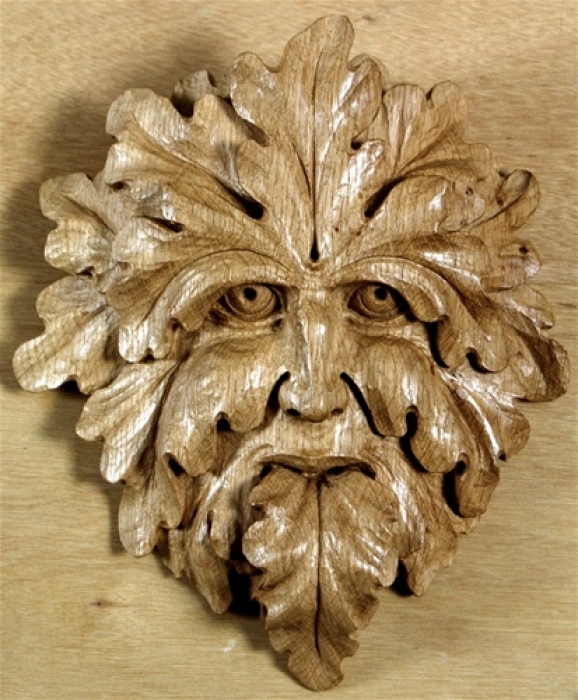 Green Man of Bude Oak 10in