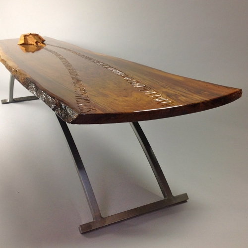 Horseshoe crab table - detail