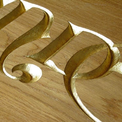Gilded Letters