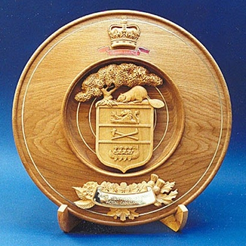 HRH The Prince of Wales, Lord Strathcona's Horse (Royal Canadians). Lacewood & Lime. W 18in