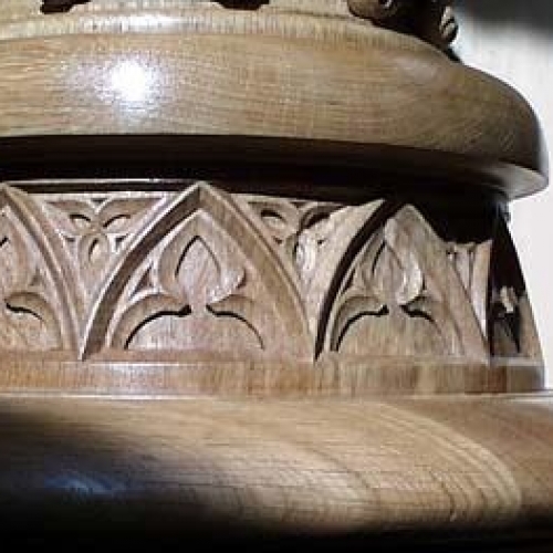 Lectern: detail