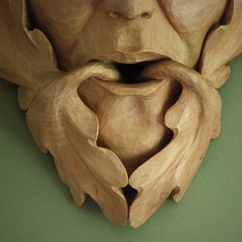 Rockport Green Man detail