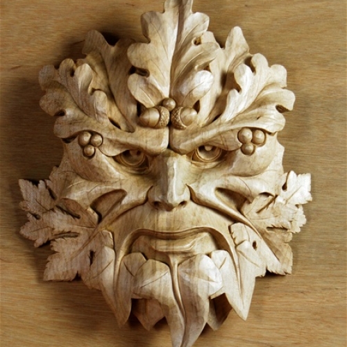 Gatehampton Green Man Sycamore 14in